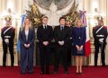 Milei receives Macron at the Casa Rosada to the rhythm of a military march linked to the dictatorship