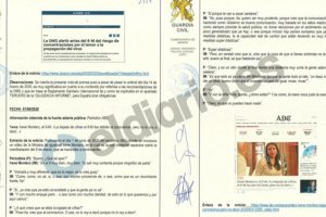 All the lies, hoaxes and manipulations of the Civil Guard reports on 8M