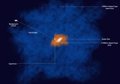 Origins for the veil of burning gas in the Milky Way disk