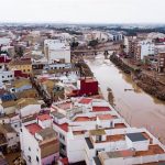 Aerial view of the so-called 'ground zero' of the DANA in the Valencian Community