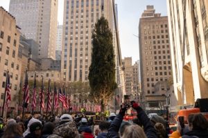 Rockefeller Center Christmas tree arrives in New York