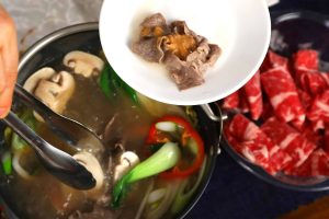 Shabu shabu: an interactive Japanese food experience