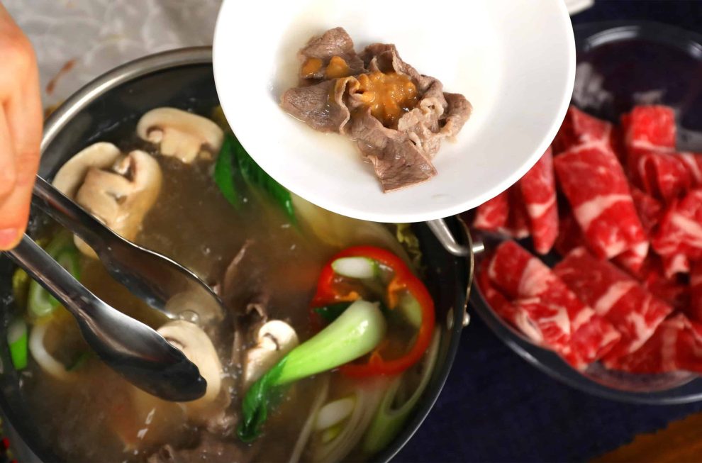 Shabu shabu: an interactive Japanese food experience