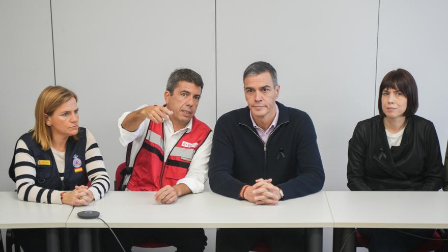 Sánchez and Mazón send a message of unity after the catastrophe: “We are not going to leave Valencians alone”