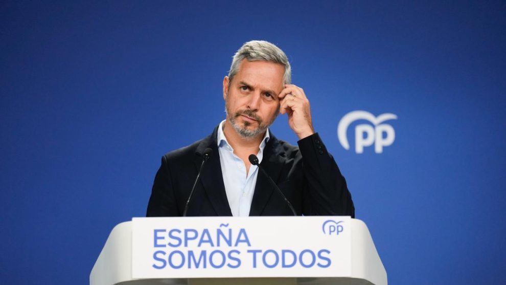 The PP supports the management of the DANA of the Generalitat: "We are with President Mazón"