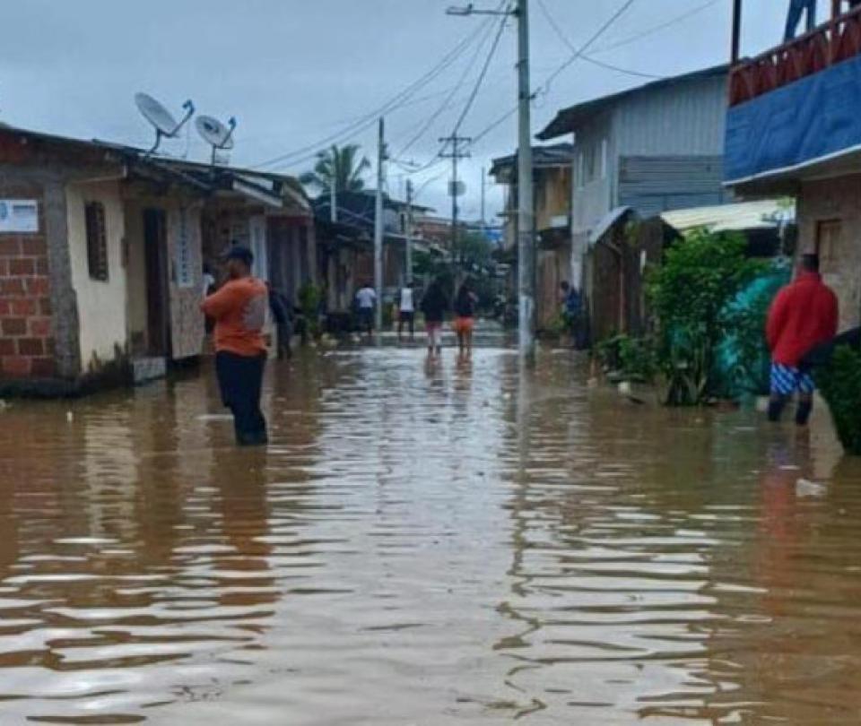 The US donated resources to Colombia for those affected by rains in Chocó