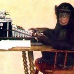 Illustration of the infinite monkey theorem