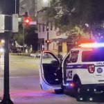 Two dead and six injured in shooting in downtown Orlando amid Halloween celebrations