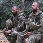 File - Ukrainian soldiers in a file image.