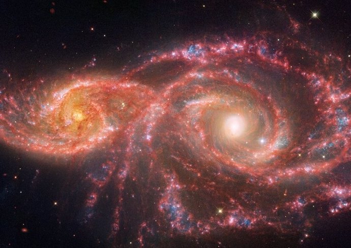 Galaxies IC 2163 and NGC 2207