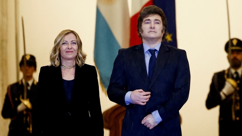 Argentine President Javier Milei receives Italian nationality during visit to Rome: source