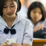 These students at a high school in Phuket, Thailand, use a chatbot supported by the UN Population Fund (UNFPA).