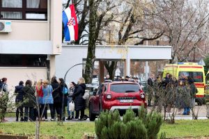 At least one child killed and several injured in a knife attack at a primary school in Croatia