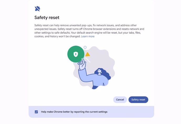 Google Chrome Safety Reset