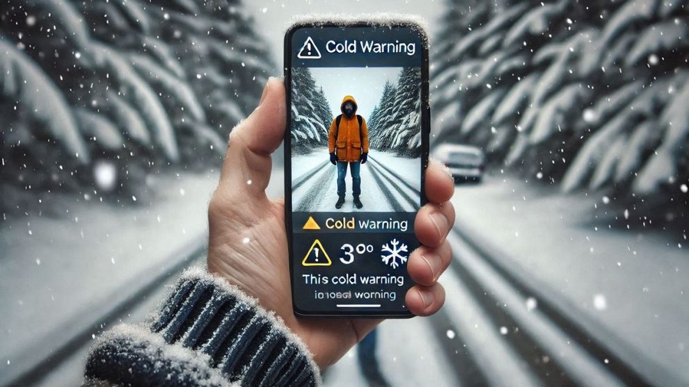 Extreme cold in Spain: this is how you can protect yourself by activating the alert on your mobile