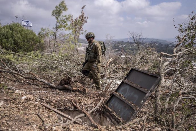 File - File image of an Israel Defense Forces (IDF) soldier in southern Lebanon