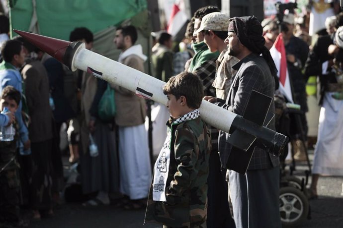 Archive - Pro-Palestinian demonstration in Yemen