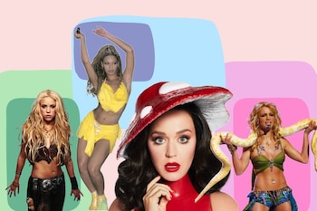 Shakira, Beyoncé, Katy Perry and Britney Spears