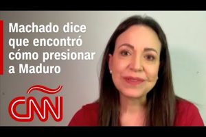 Video Interview | María Corina Machado's request to the US: "Maduro must receive an unequivocal message"