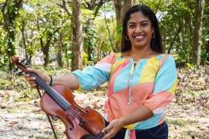 Marisol Luna, 49, is a violinist from Caracas determined to keep the music of her land alive.