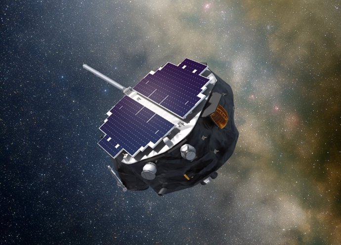 Artist's rendering of NASA's Interstellar Mapping and Acceleration Probe (IMAP) spacecraft.