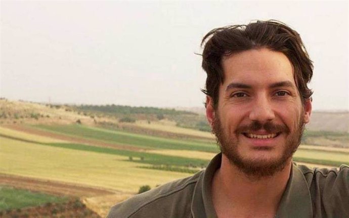 File - Archive image of American journalist Austin Tice, who disappeared in Syria in 2012.