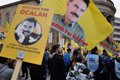 Pro-Kurdish deputies visit the historic leader of the PKK Abdullah Ocalan in the Turkish prison of Imrali