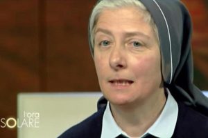 Sister Anna Donelli, the nun who acted as an intermediary and who has been arrested in an operation against the Calabrian mafia