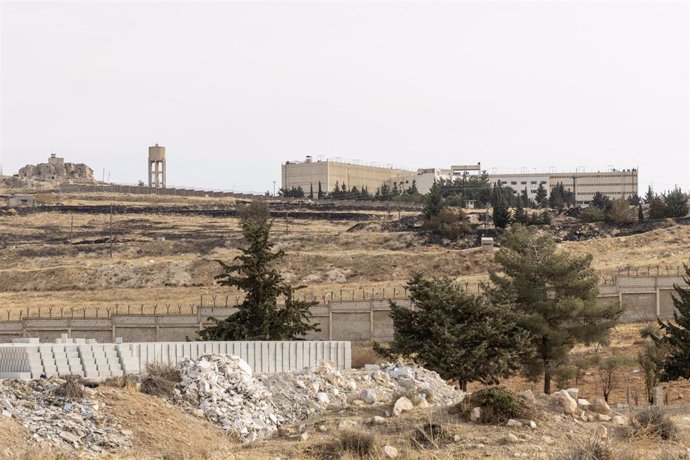 View of Sednaya prison, Syria