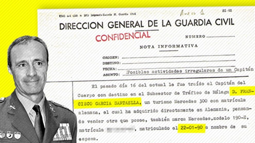 The Civil Guard colonel discovered ten years ago as the "Father" to which some drug traffickers alluded