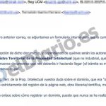 An email shows that the Complutense was aware of the registration of a trademark by Begoña Gómez: “This is how domains are created”