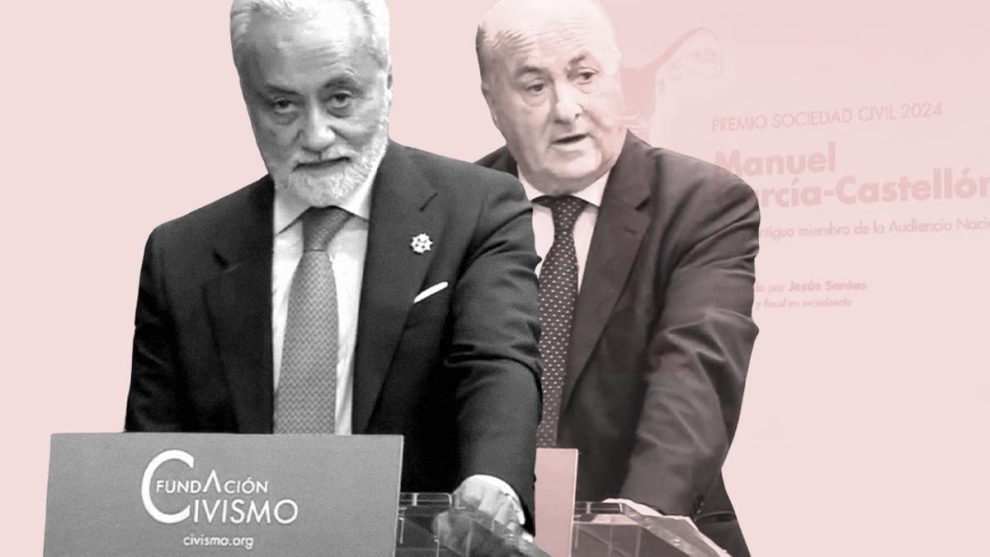 The PP lawyer in several cases presents García Castellón as "scourge of corruption" at an awards ceremony