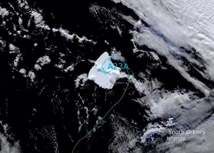 Megaiceberg A23a escapes after months in ocean vortex