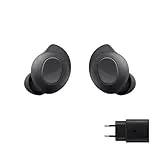 Samsung Galaxy Buds FE + Charger - Wireless Headphones, Active Noise Cancellation, Comfortable Fit, 3 Microphones, Touch Control, Low Bass, Gray (Spanish Version)