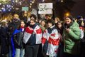 Thousands of demonstrators protest on the eve of the inauguration of the new president of Georgia