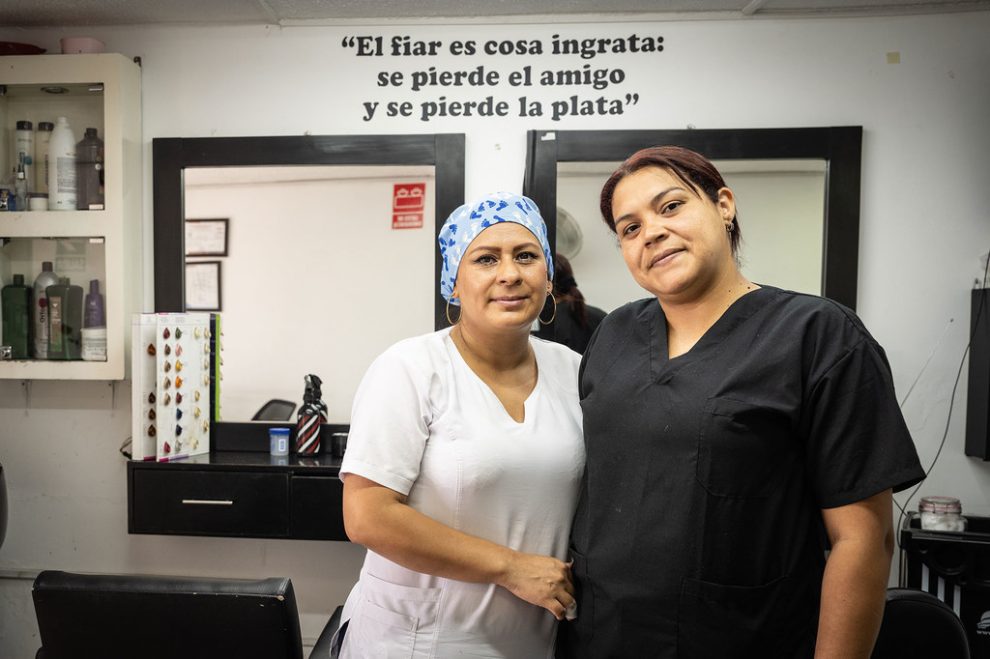 Venezuelan stylist Karelys was able to partner with Yerly, a Peruvian podiatrist, and together they have created a thriving business for themselves and for Peru.