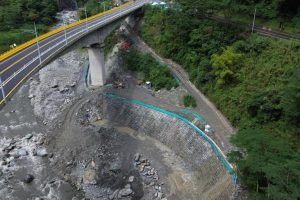 Viaduct at km 58 of the Vía al Llano