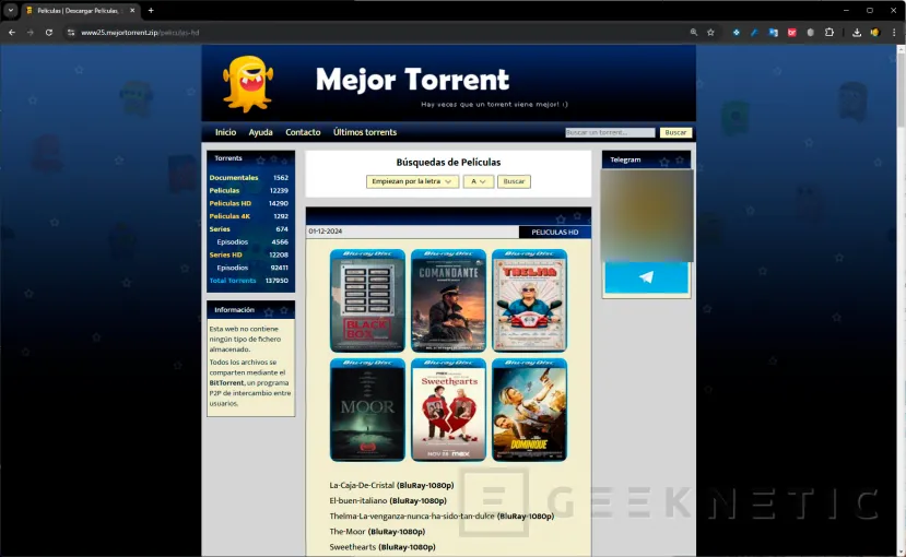 Geeknetic What happened to Mejortorrent, the website for downloading torrents? 1