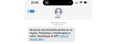 Fake SMS from AEMET: how this phishing deception works and how to avoid it