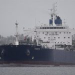 Image of the cargo ship 'Ealge S', suspected of having damaged submarine cables in the Baltic Sea