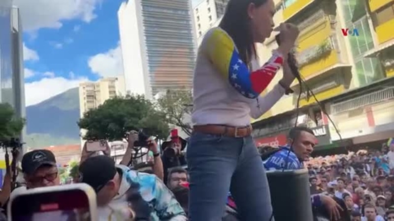 María Corina Machado was “forcibly detained” and released in Caracas, the government calls it a “show”