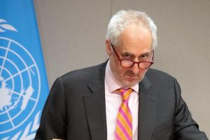 Stéphane Dujarric, UN spokesman in New York. (Archive)