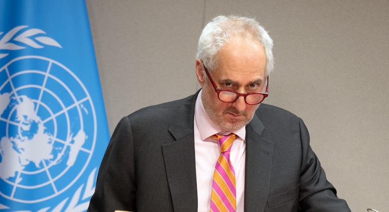 Stéphane Dujarric, UN spokesman in New York. (Archive)