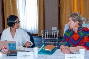 Susana Muhamad and Gloria Inés Ramírez