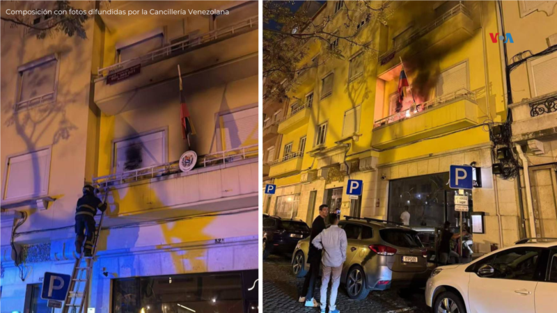 Venezuelan consulate in Lisbon attacked with firebomb