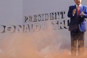 President-elect Trump attends a Turning Point USA event in Phoenix, Arizona.