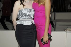 The members of the cast of Gossip Girl Michelle Trachtenberg and Blake Lively (Evan Agostini/AP)